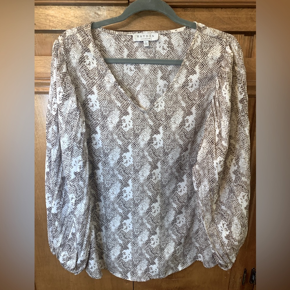Women’’s Long Sleeve Hayden Blouse - Large